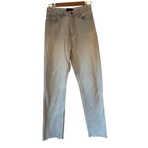Olivia Jade X Princess Polly Light wash jeans high rise dad jeans